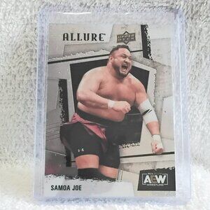5/$20 Mint 2023 UD Allure Samoa Joe AEW Card 27!!
